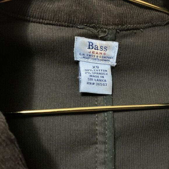 GH Bass Women's Green Corduroy Jacket Size XS Pockets Metal Buttons - Picture 4 of 7